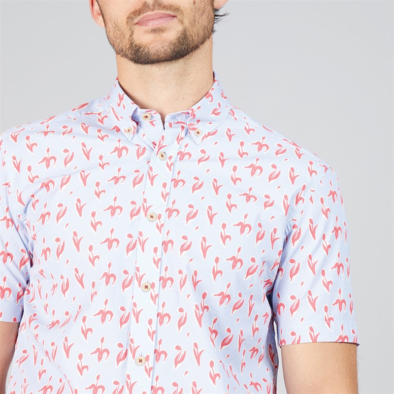 Remus Uomo Mens Shirt Light Blue