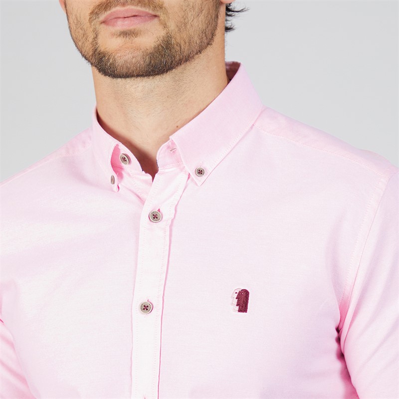 Remus Uomo Mens Shirt Light Pink