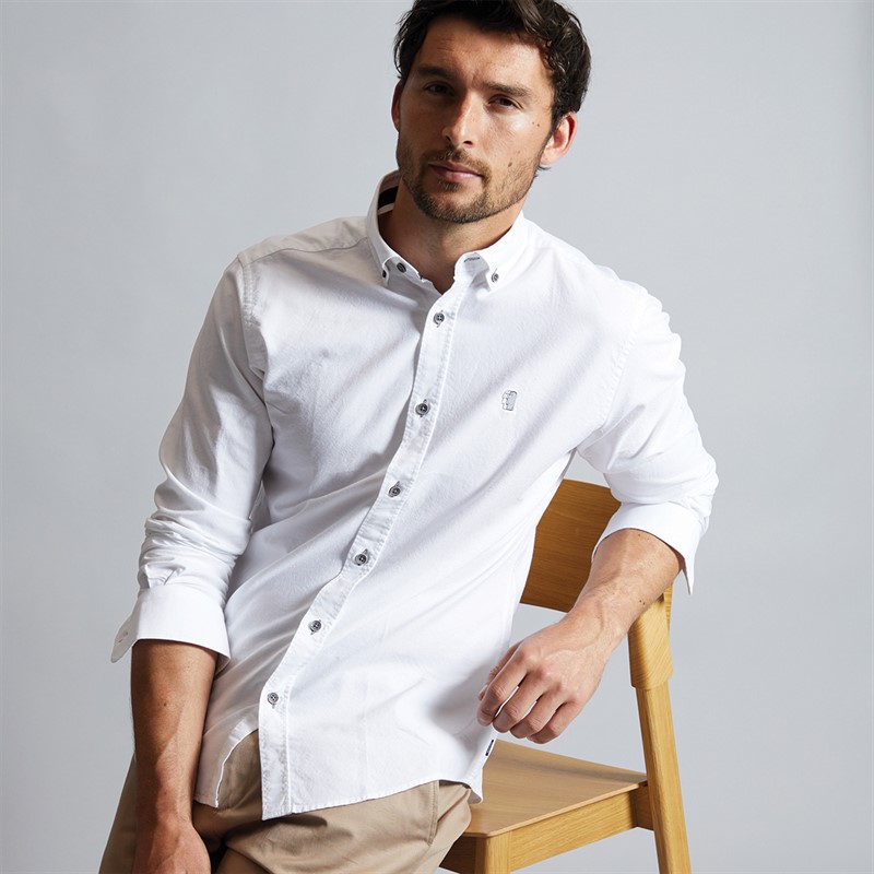 Remus Uomo Mens Shirt White - Size S/M