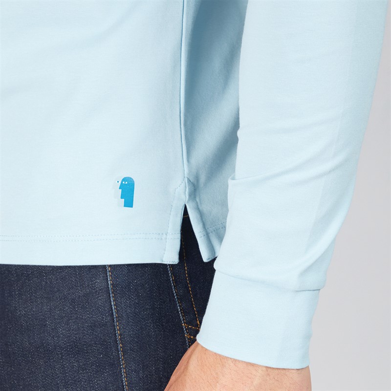 Remus Uomo Mens Crew Neck Sweatshirt Sky Blue