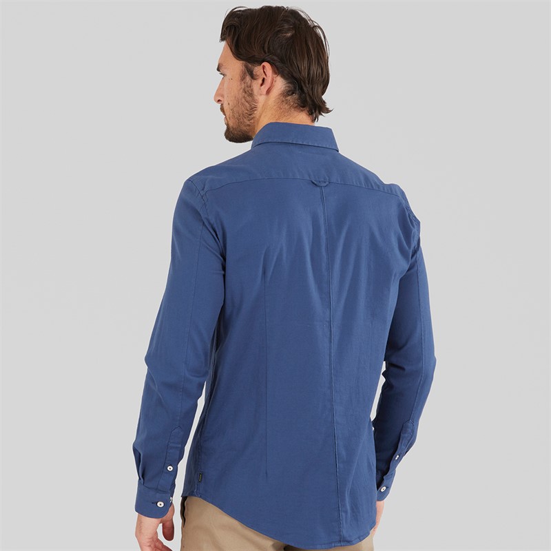 Remus Uomo Mens Casual Shirt Dark Blue 27 Dk Blue 27