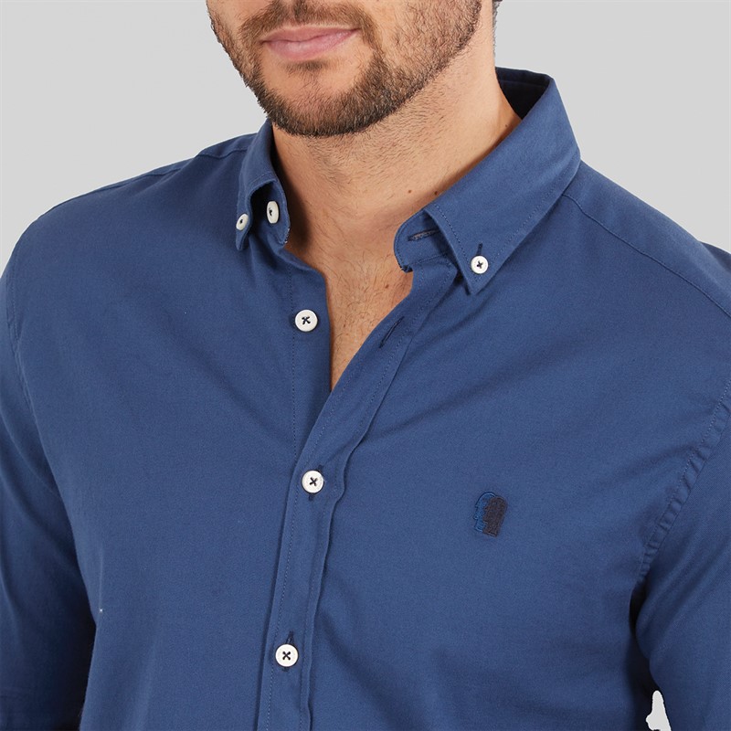 Remus Uomo Mens Casual Shirt Dark Blue 27 Dk Blue 27