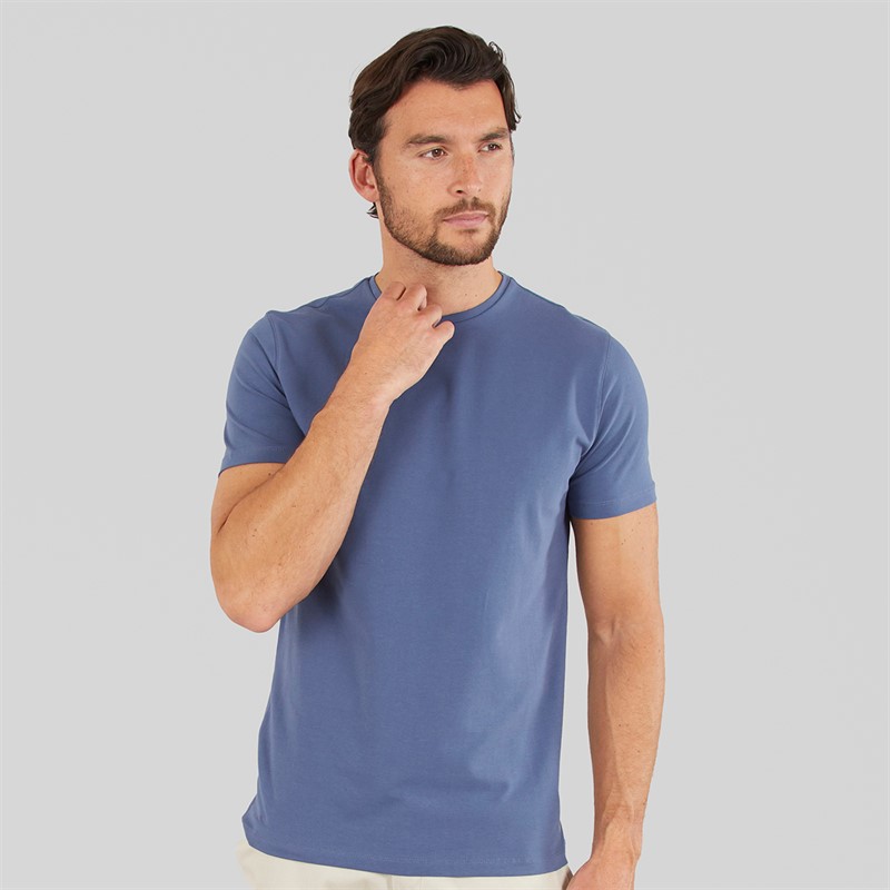Remus Uomo Mens T-Shirt Air Force Blue