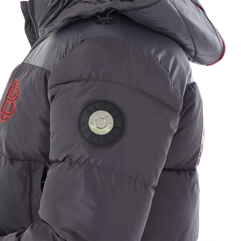 Metallic silver puffer jacket mens outlet