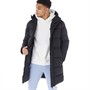 Blood Brother Mens Long Puffer Jacket Black