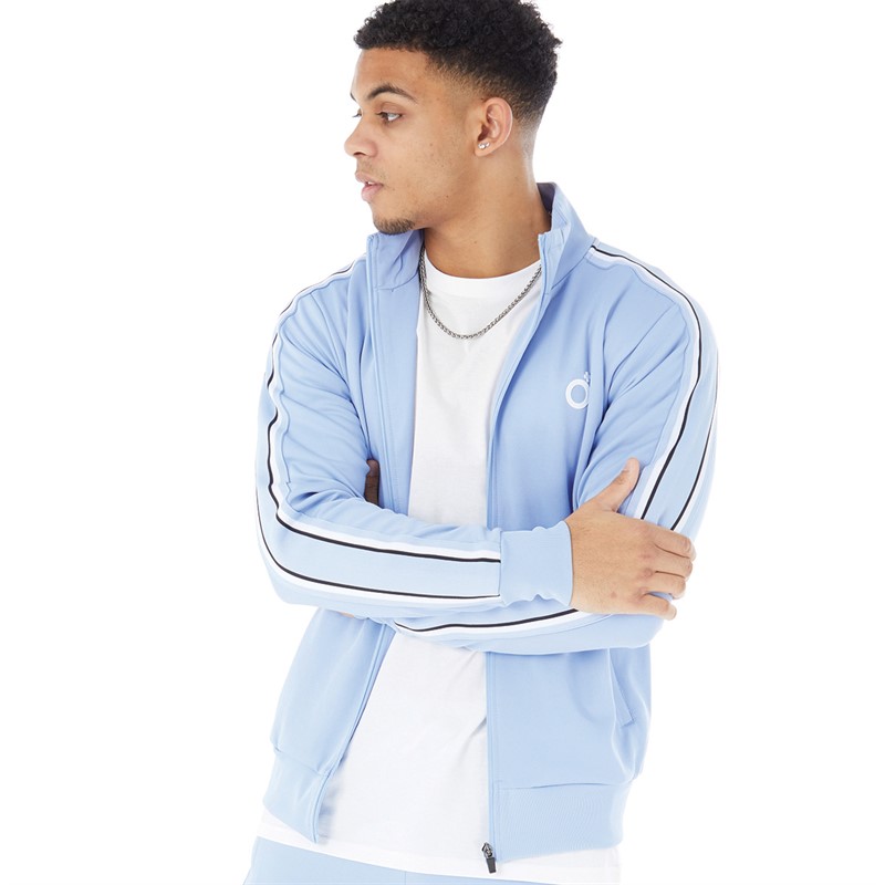 Blood Brother Mens Track Top Dusty Blue