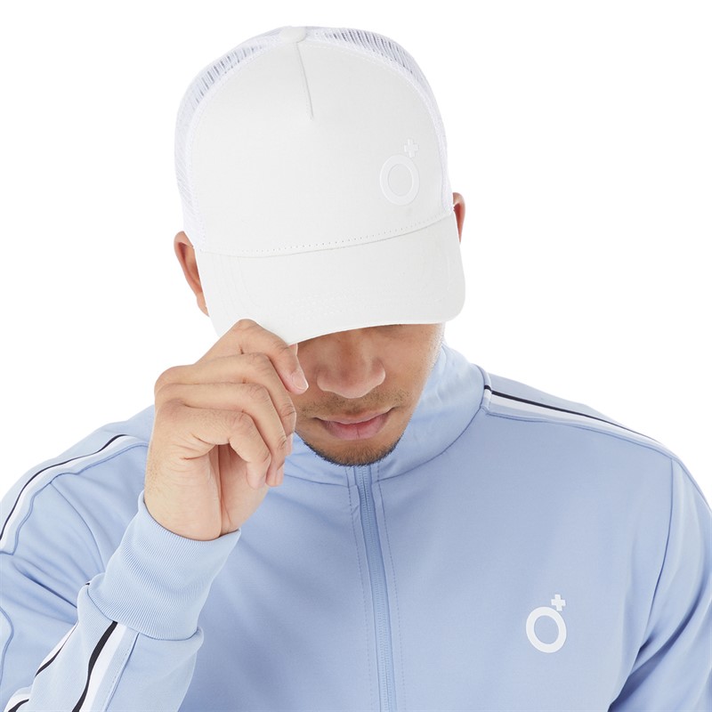 Blood Brother Mens Core Trucker Cap Bright White