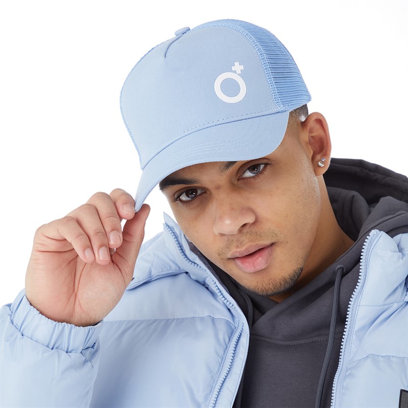 Blood Brother Mens Core Trucker Cap Dusty Blue