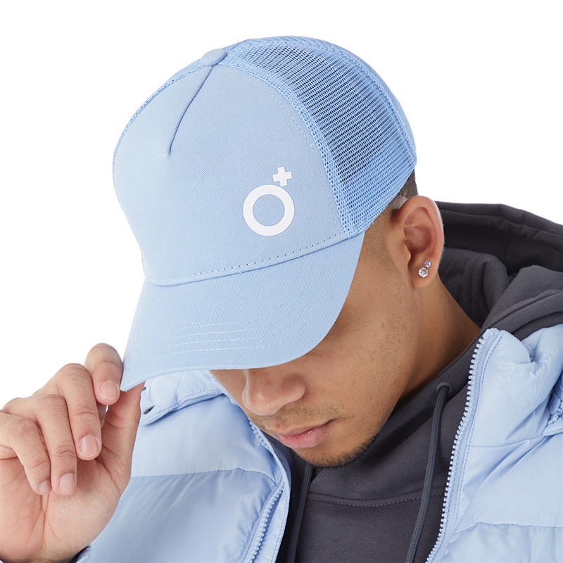 Blood Brother Mens Core Trucker Cap Dusty Blue