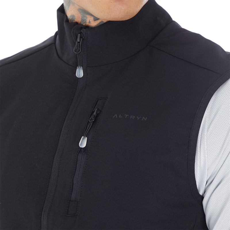 Altryn Mens Blencathra Running Gilet Black