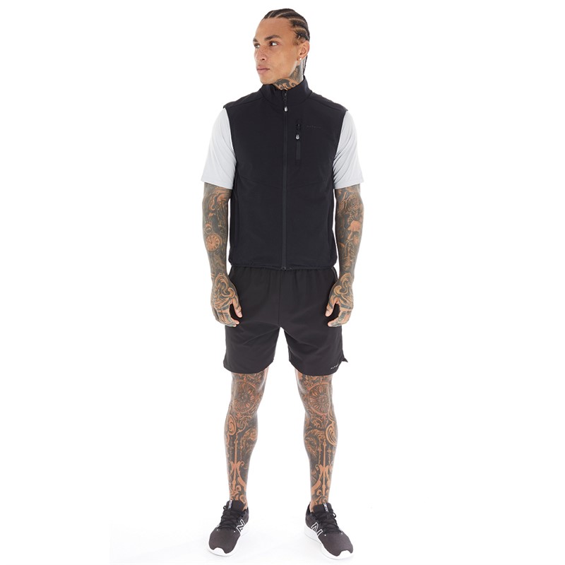 Altryn Mens Blencathra Running Gilet Black