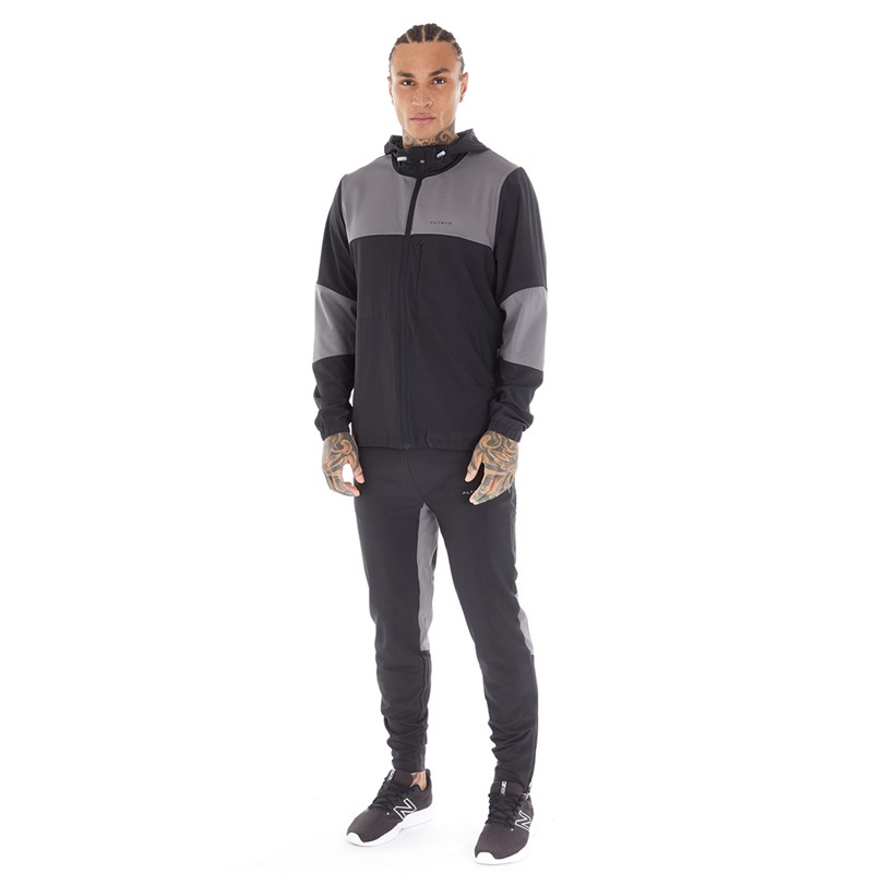 Altryn Mens Seatallan Jacket Black/Charcoal