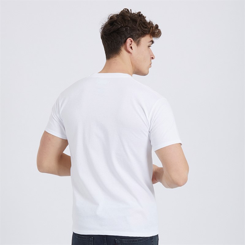 Stranger Things Mens Silhouette Bike Logo T-Shirt White