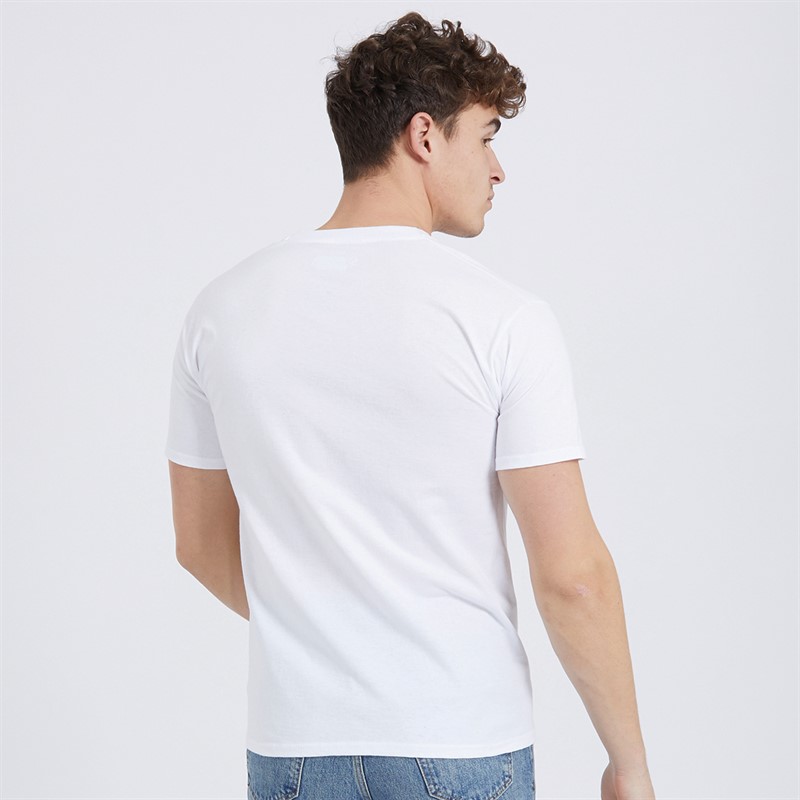 Stranger Things Mens Scoops Ahoy Retro T-Shirt White