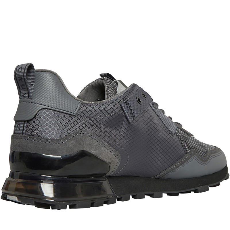 Cruyff Mens Hex Superbia Trainers Mid Grey