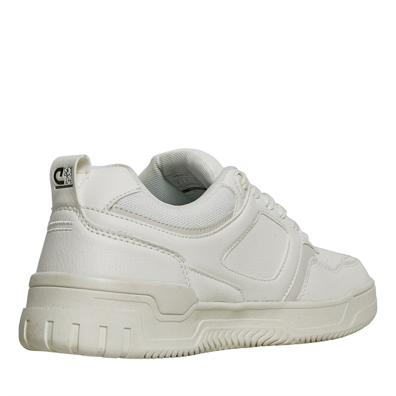 Mens white cruyff trainers hot sale