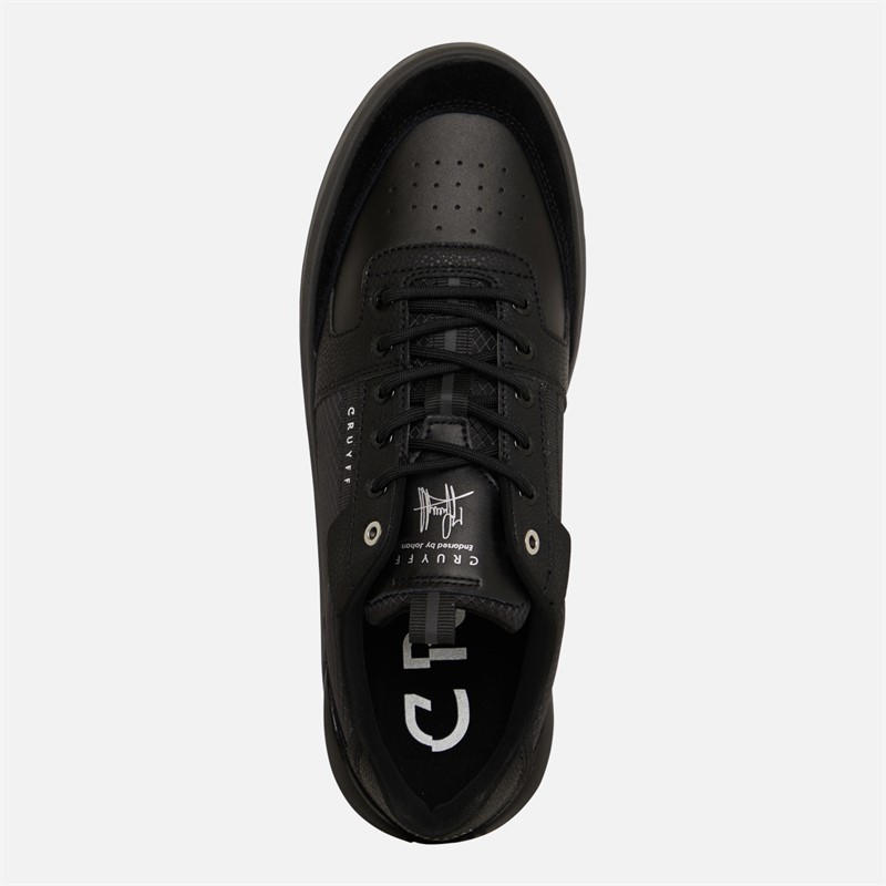 Buy Cruyff Mens Endorsed Tennis Trainers Black