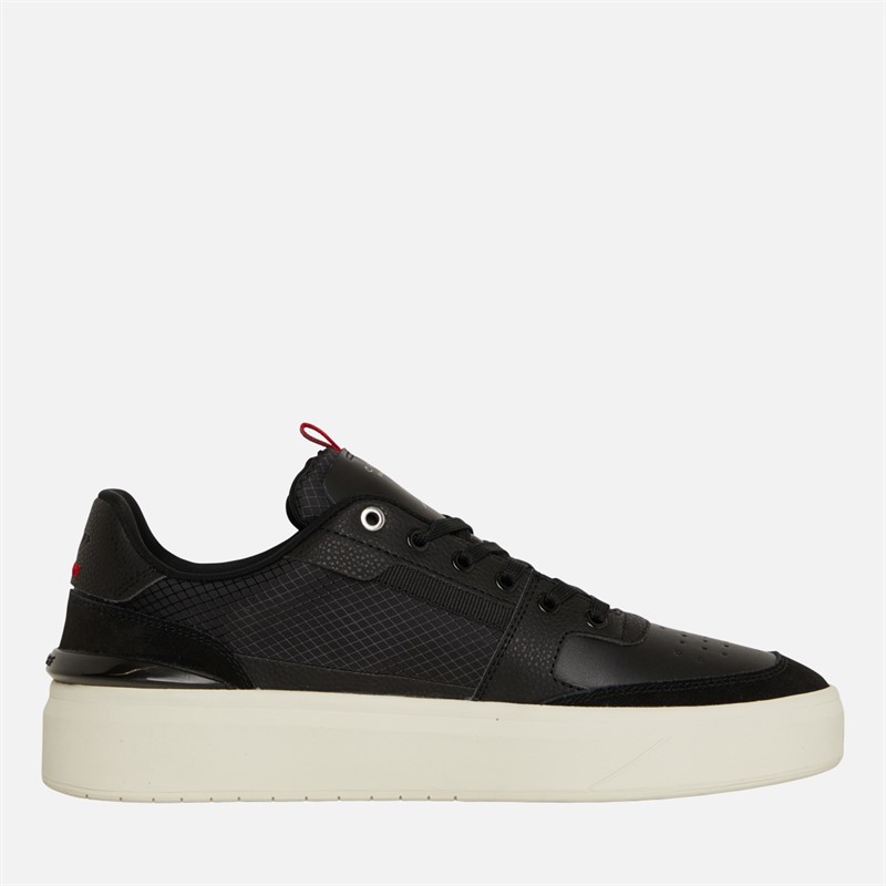 Red cruyff trainers top
