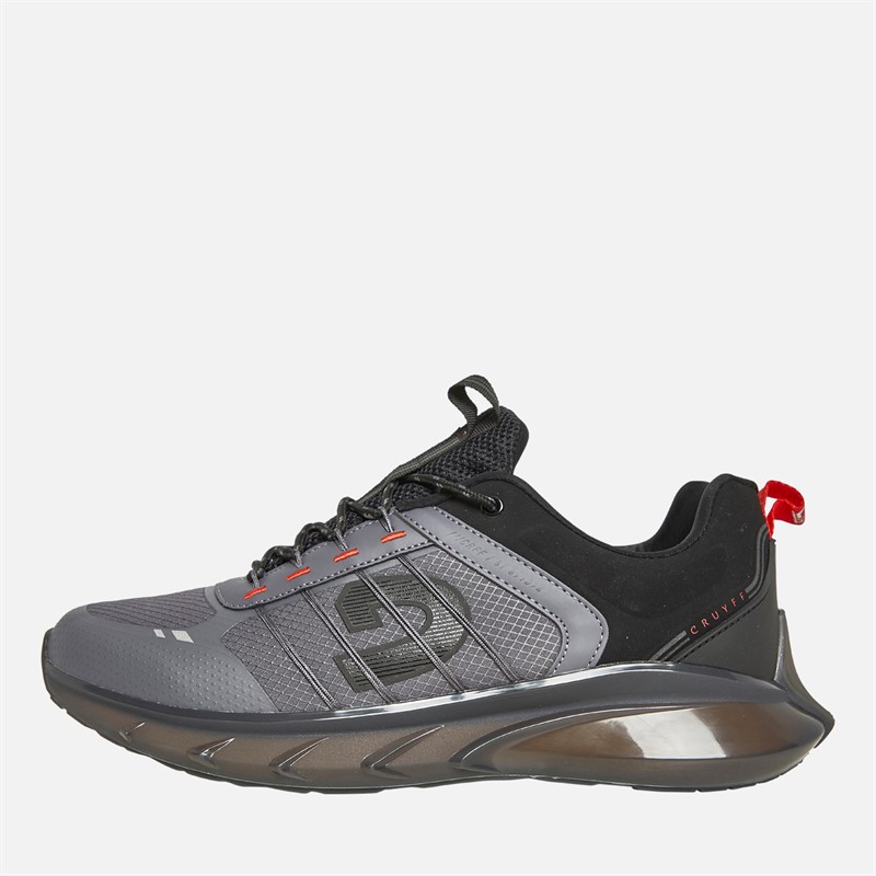 Cruyff Baskets Acorpa 2.0 Homme Noir/Gris/Rouge - Taille 43