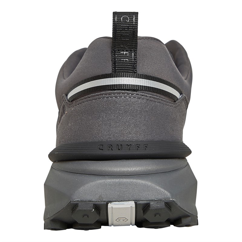 Cruyff Mens Fuzeknit Trainers Grey/Black