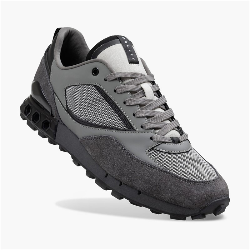 Cruyff Mens Snyper Trainers Grey