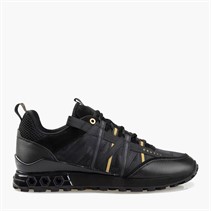 Cruyff Mens Fearia Hex-Tech Trainers Black/Gold