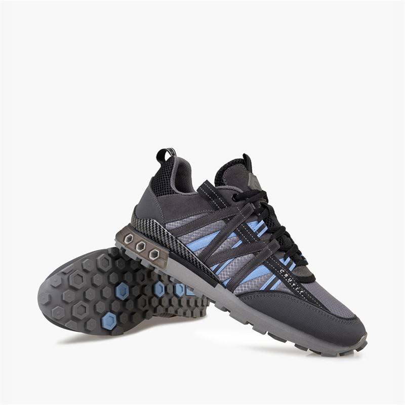 Cruyff Mens Fearia Montserrat Trainers Grey/Blue