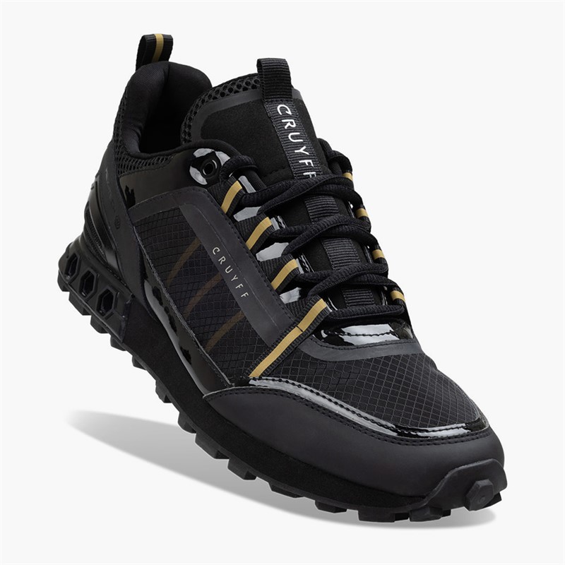 Cruyff Mens Spectra Trainers Black/Gold