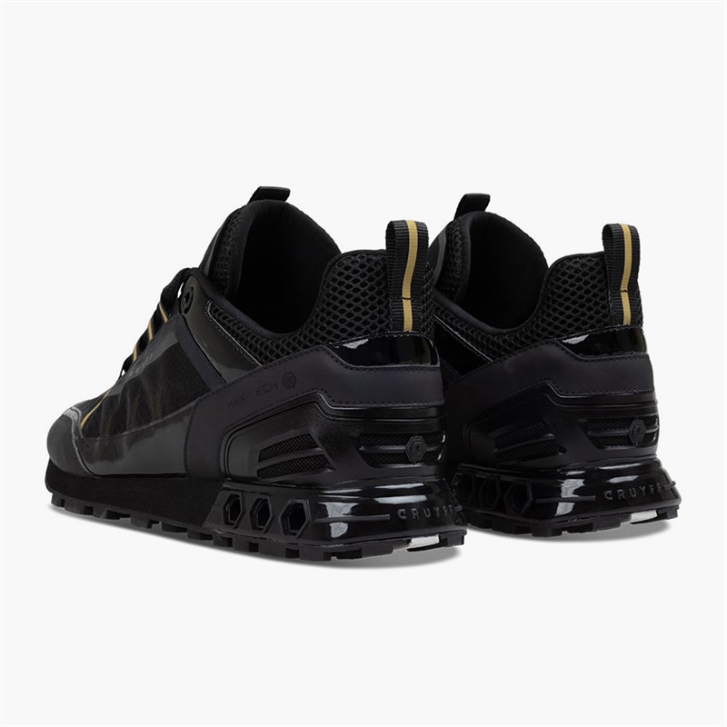 Cruyff Mens Spectra Trainers Black/Gold