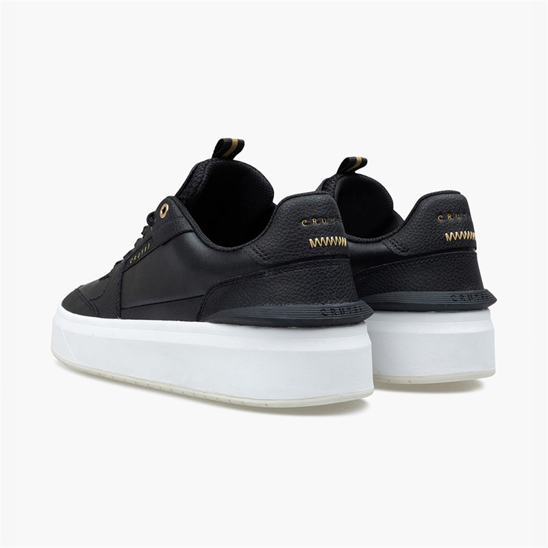 Cruyff Mens Endorsed Trainers Black/Gold Black Gold