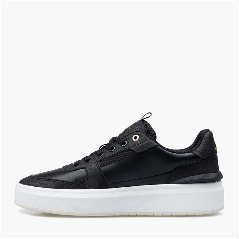 Cruyff Mens Endorsed Trainers Black/Gold Black Gold