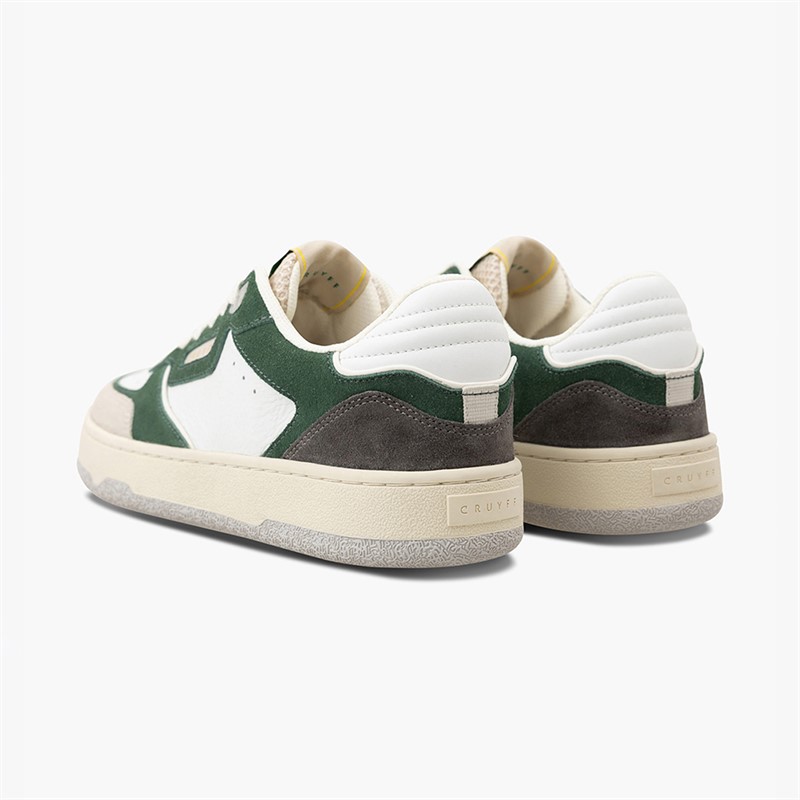 Cruyff Mens Volteria Trainers White/Green