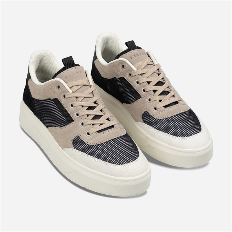 Cruyff Mens Terra Court Trainers Brown/White