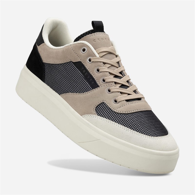 Cruyff Mens Terra Court Trainers Brown/White