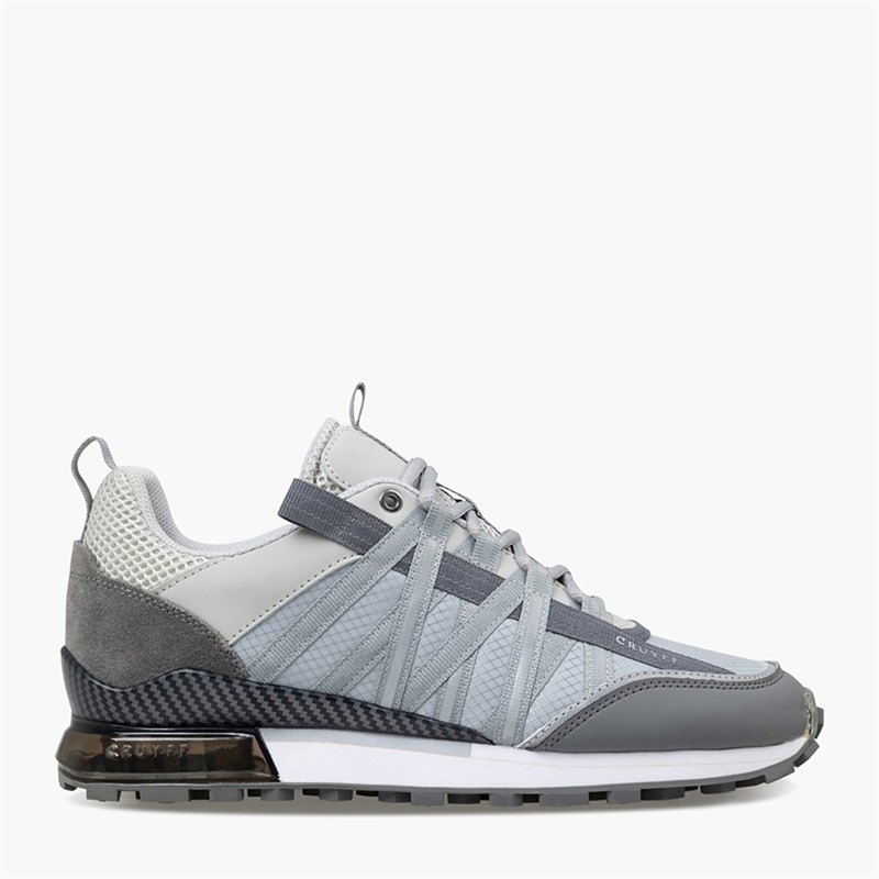 Cruyff Mens Fearia Trainers Light Grey
