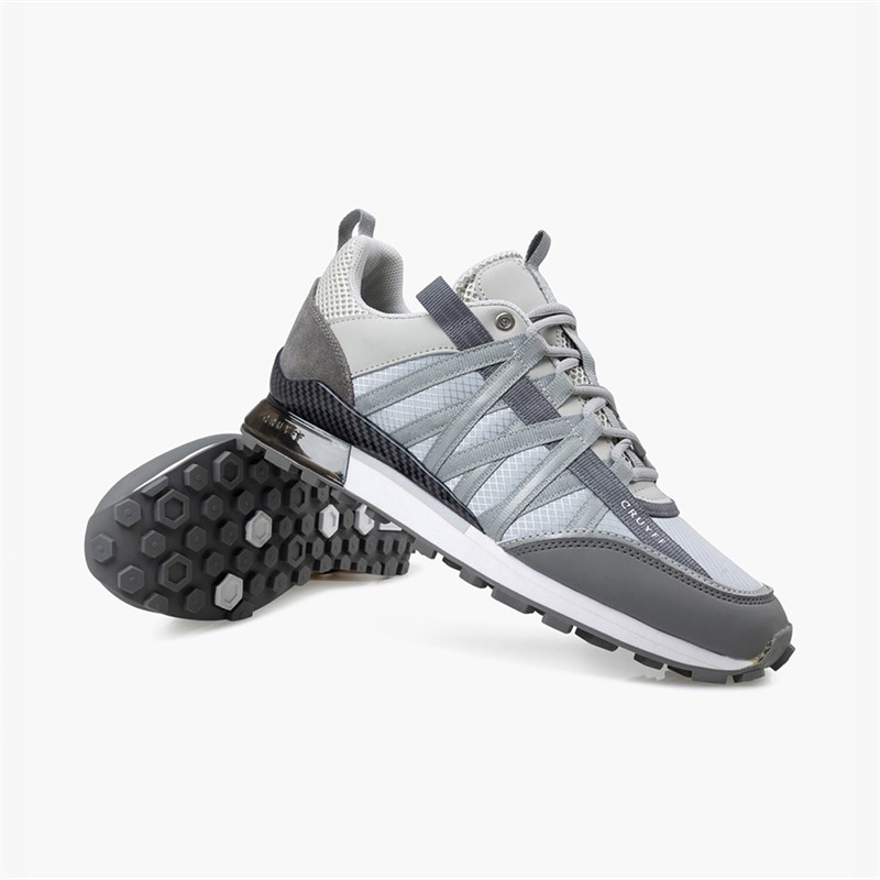 Cruyff Mens Fearia Trainers Light Grey