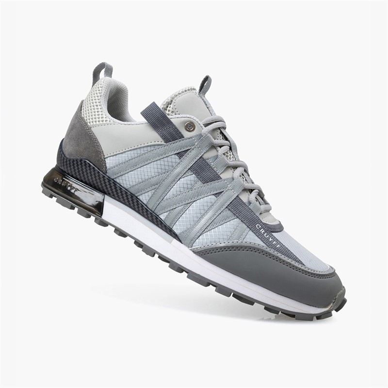 Cruyff Mens Fearia Trainers Light Grey