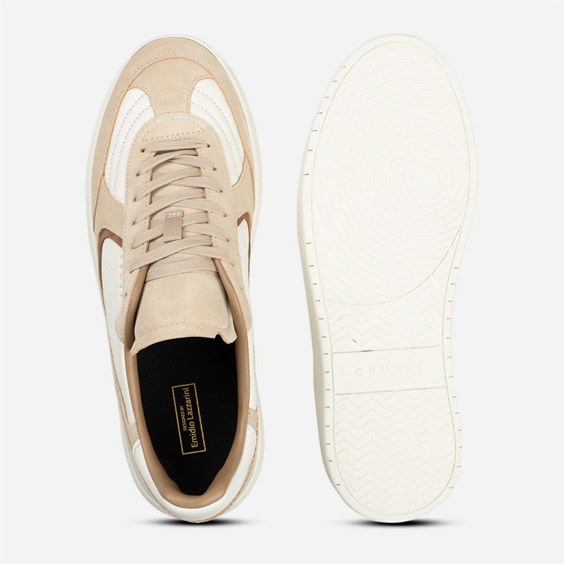 Cruyff Mens Aztec Trainers Off White