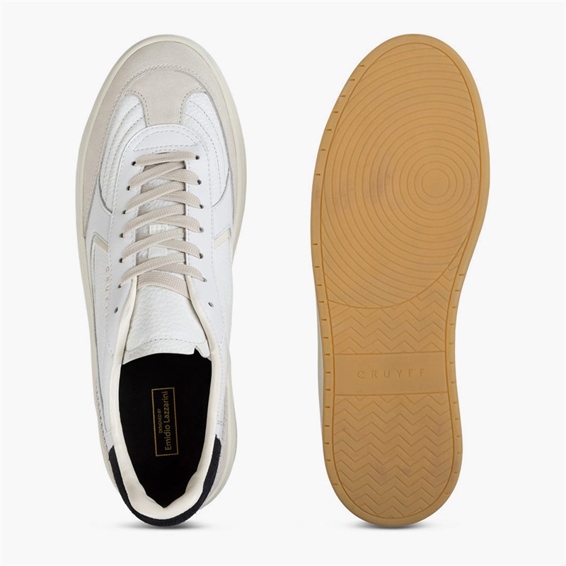 Cruyff Mens Aztec Trainers White