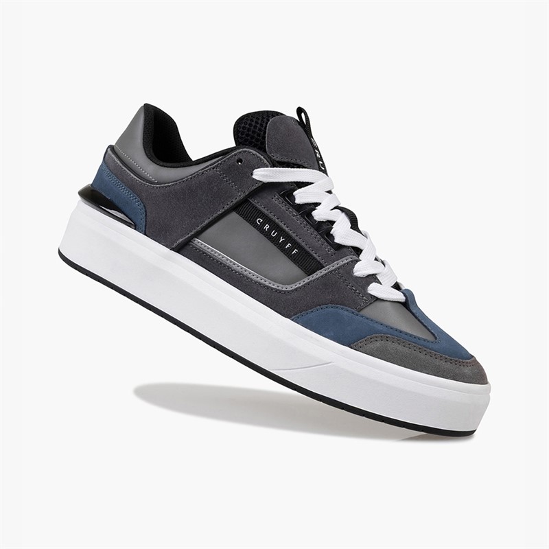 Cruyff Mens Kickturn Trainers Grey/Miscellaneous