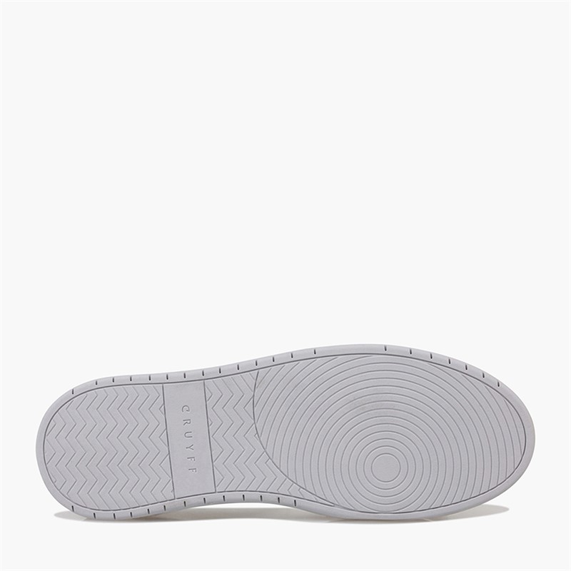 Cruyff Mens Endorsed Tennis Trainers Light Grey