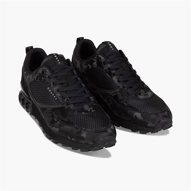 Cruyff Mens Snyper Trainers Black