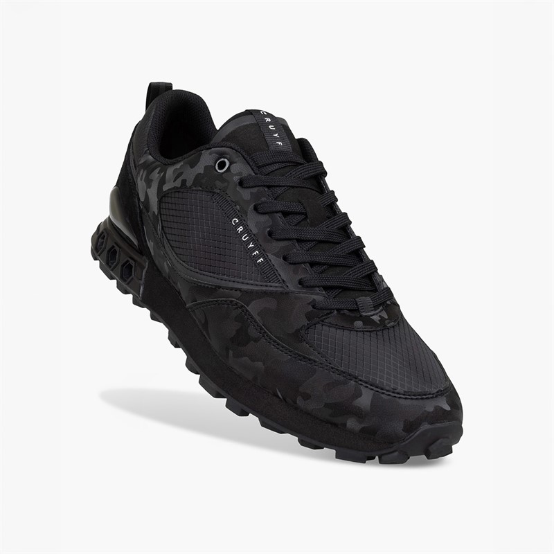 Cruyff Mens Snyper Trainers Black