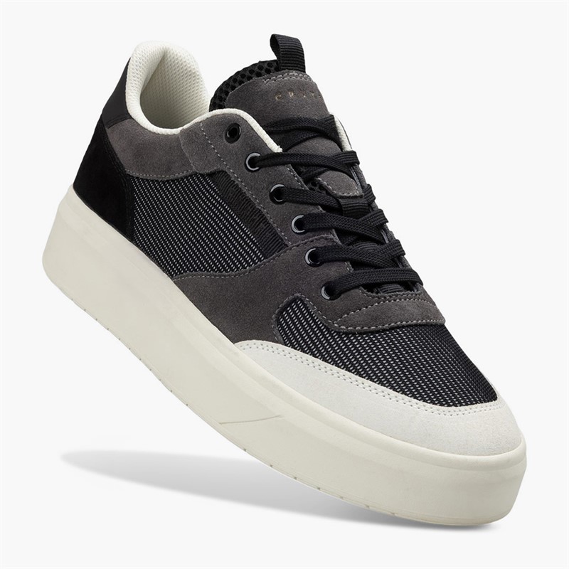 Cruyff Mens Terra Court Trainers Grey/White