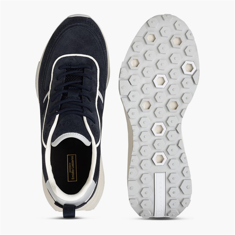 Cruyff Mens Ambruzzia Lux Trainers Navy