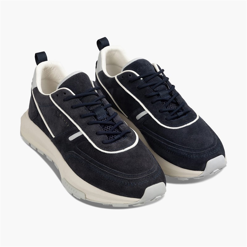 Cruyff Mens Ambruzzia Lux Trainers Navy