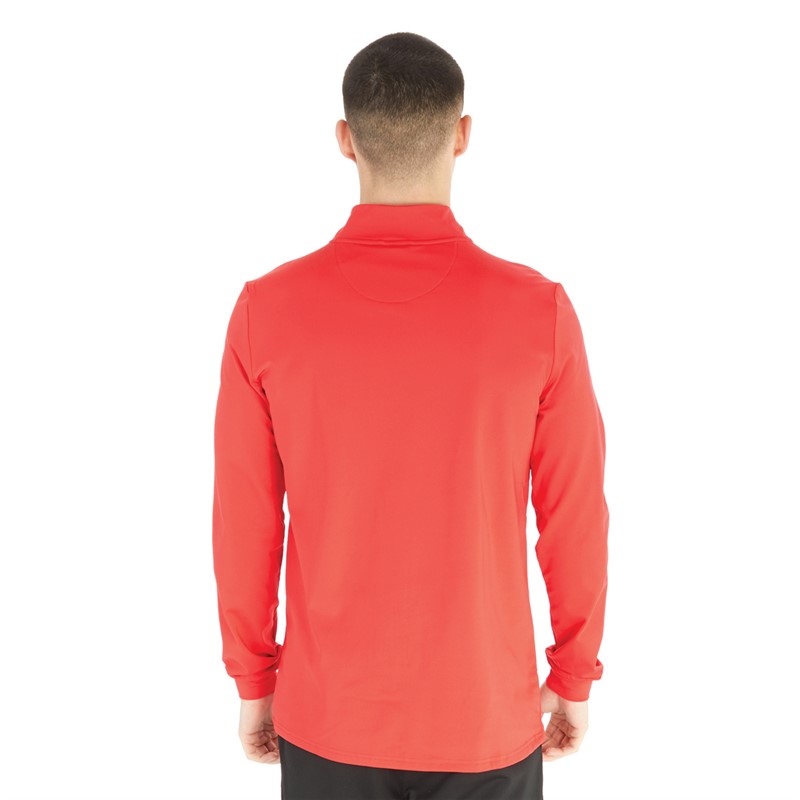 Castore Mens 1/4 Zip Top Red