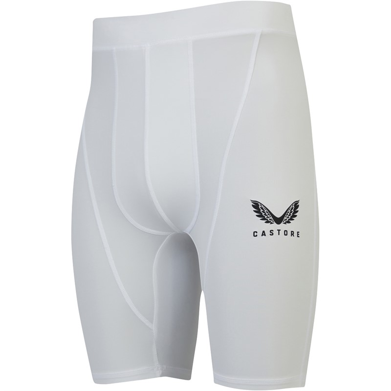 Buy Castore Mens Baselayer Shorts White
