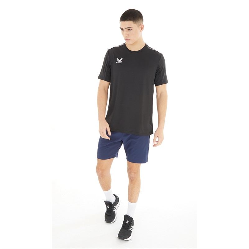 Castore Mens AMC Short Sleeve Training T-Shirt Black