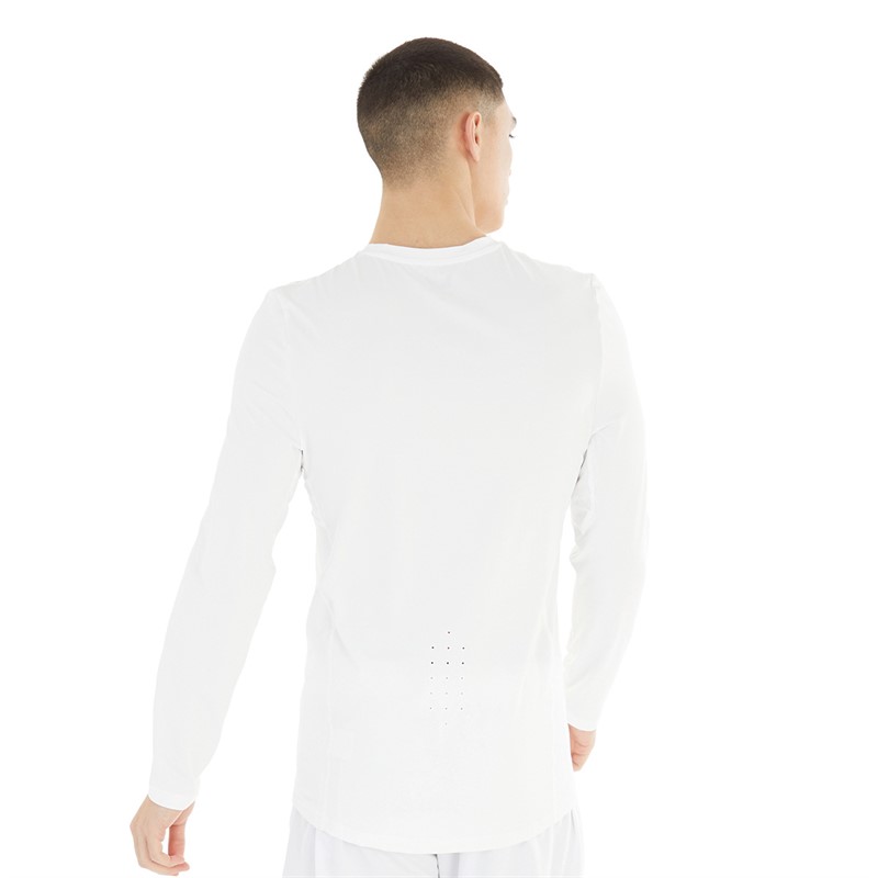 Castore Mens Long Sleeve Baselayer Top White